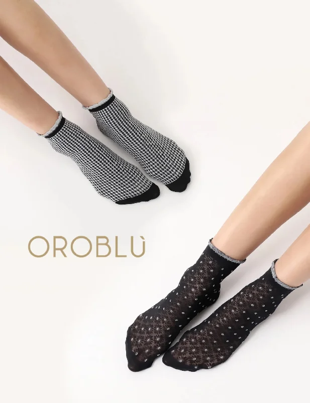 Weekend Offers You Can't Ignore Oroblu Sale Genteel Socks (Twin Pack) Black