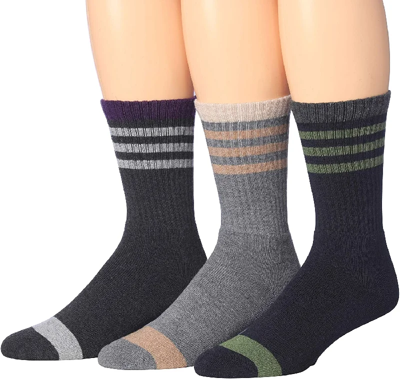 Purple Beige & Olive Rugby Stripes