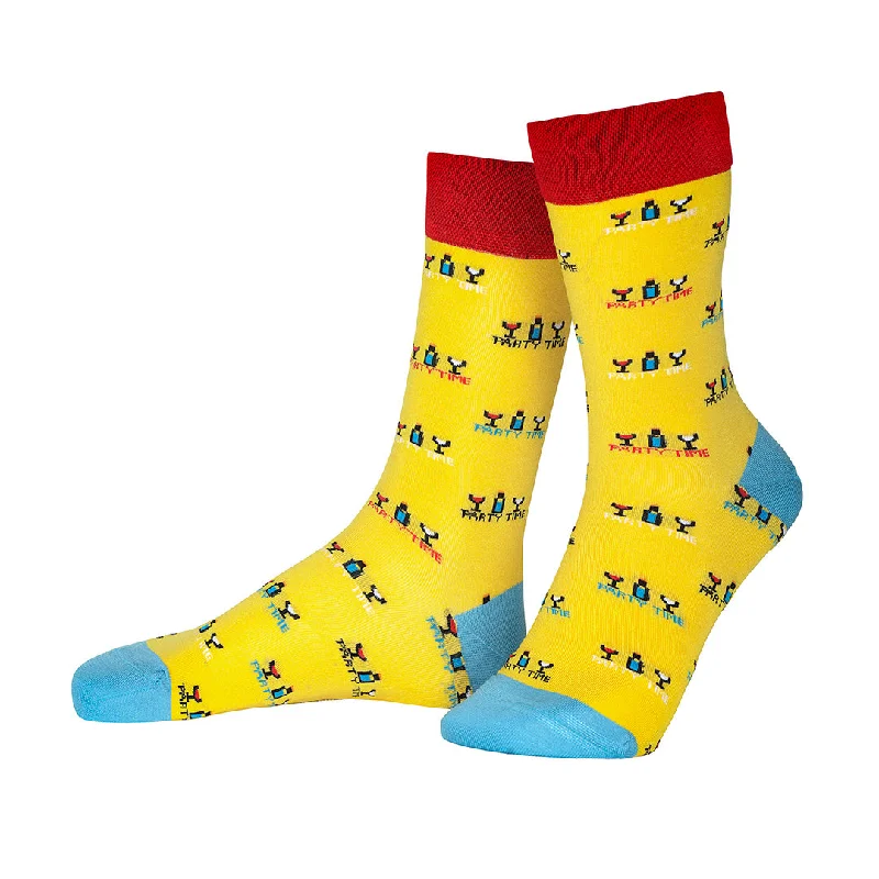 Weekend Discounts to Enjoy Fizzin Fressiya-Crew Socks Bamboo Socks