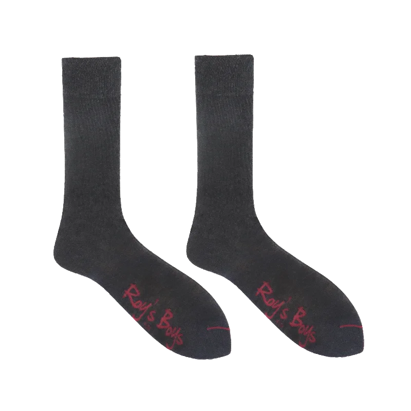 Bonus Offer Dark Grey Marl Luxury Cashmere Blend Socks