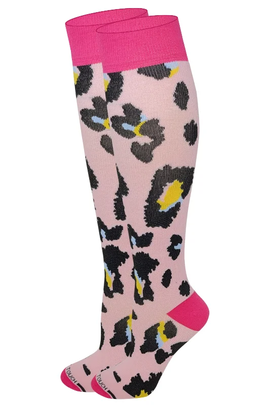 Weekend Specials to Savor Compression Knee High Socks | Animal Print Design | Women (1 Pair)