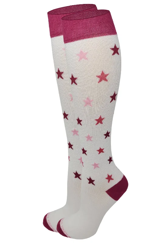 Weekend Savings Extravaganza Compression Knee High Socks | Mini Stars Design | Womens (1 Pair) Weekend Savings Extravaganza Compression Knee High Socks | Mini Stars Design | Womens (1 Pair)