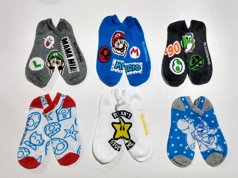 Flash Sale Mario Themed Ankle Socks