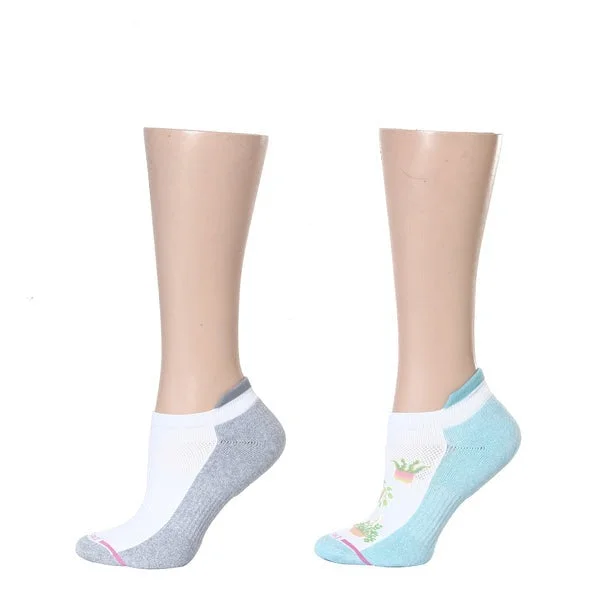 Weekend Savings Bonanza Ankle Compression Socks | Plant Design | Womens (2 Pairs)