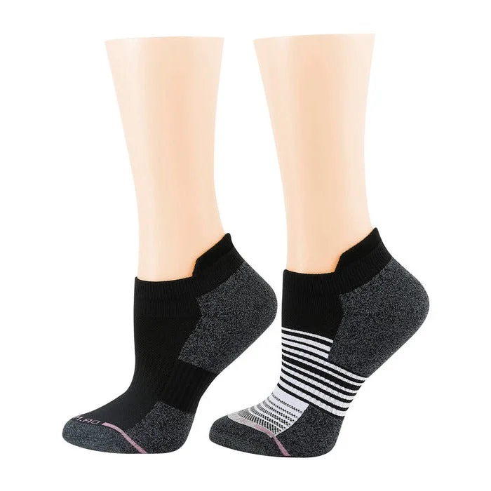 Early Bird Ankle Compression  Socks | Dr Motion Socks | Ombre Stripes (2 Pack )