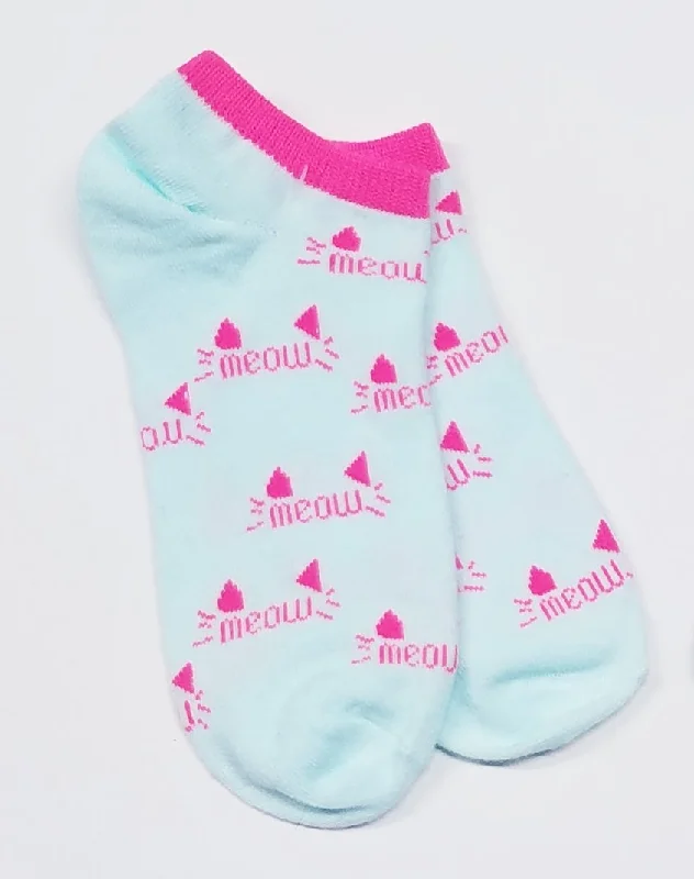 Weekend Savings Galore Meow Cat Ankle Socks