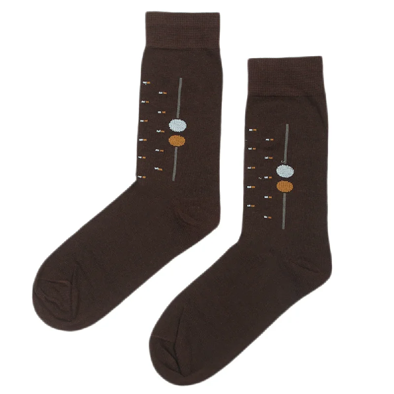 Crazy Deal Eminent Men's Socks - Coffee