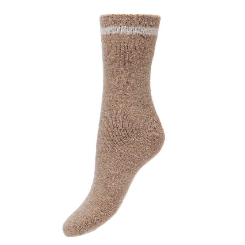 Weekend Bargains Galore Fawn Wool Blend Socks