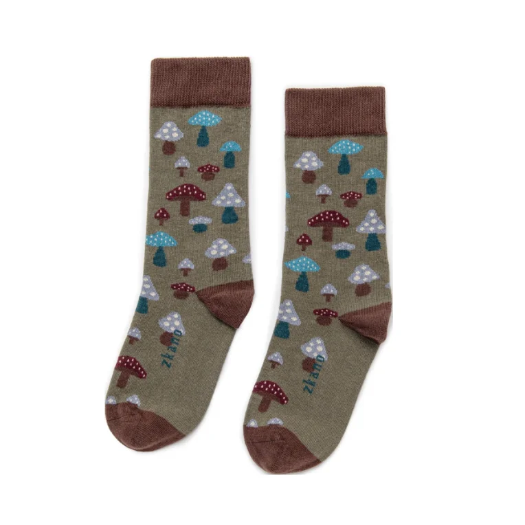 Unmissable Offer Forager Socks in Oak Moss from Zkano
