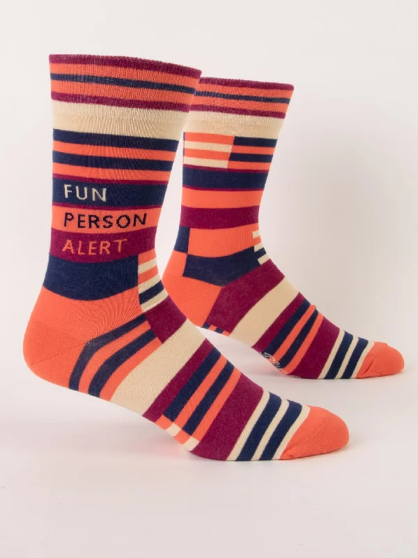 Weekend Offers That Shine Fun Person Alert M-Crew Socks