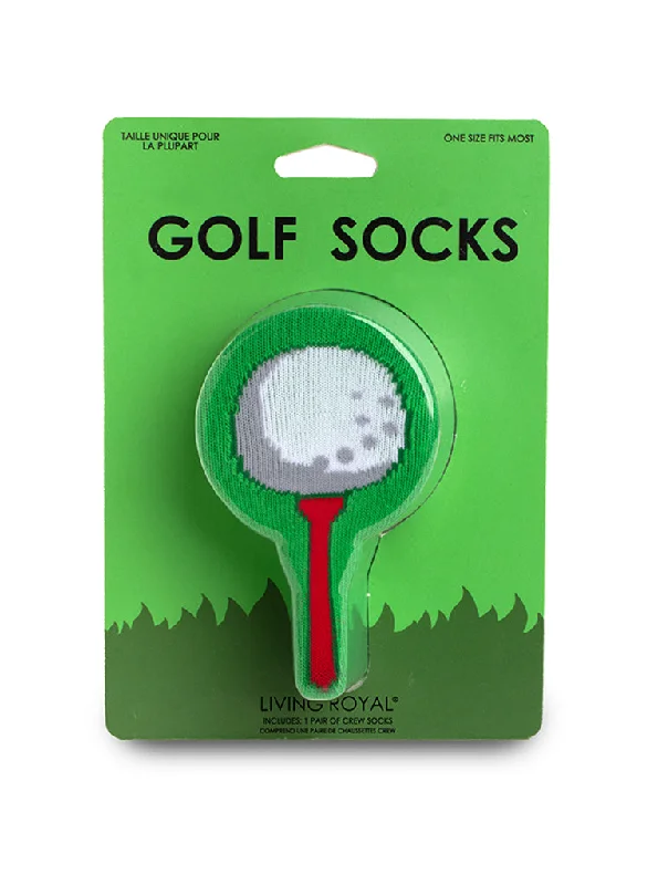 Weekend Discounts to Enjoy Golf 3D Crew Sock