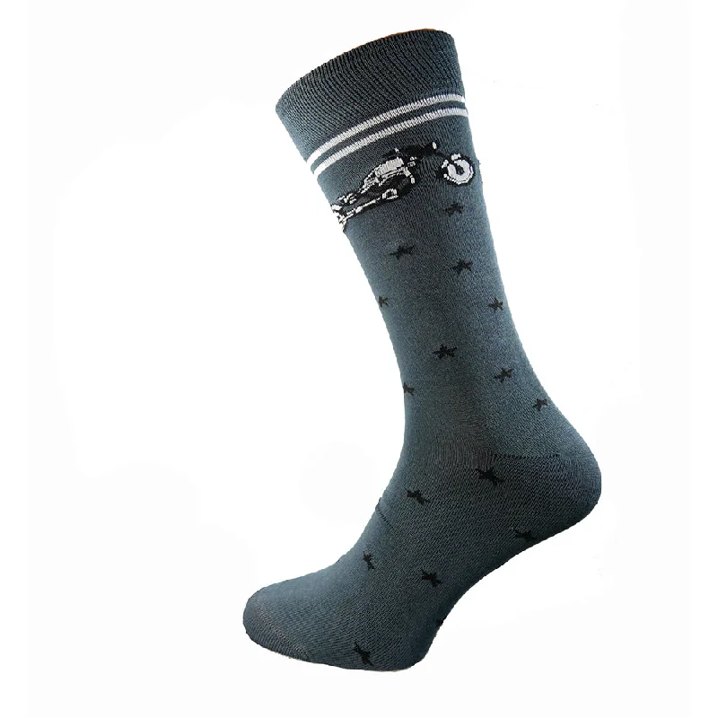 Your Weekend, Your Savings Grey Easy Rider Bamboo Socks