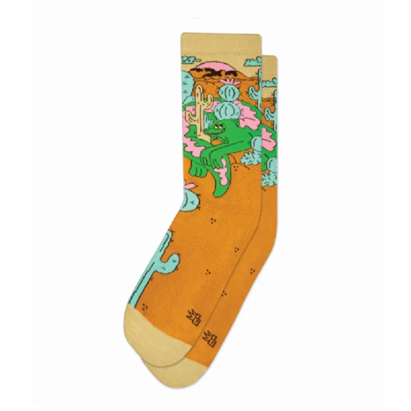 Lowest Price Gumball Poodle Crew Socks – Lazy Lizard (Dreyfus Art)