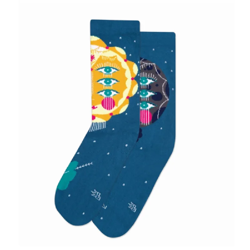 Exclusive Offer Gumball Poodle Crew Socks – Sun & Moon (Bunnie Reiss)