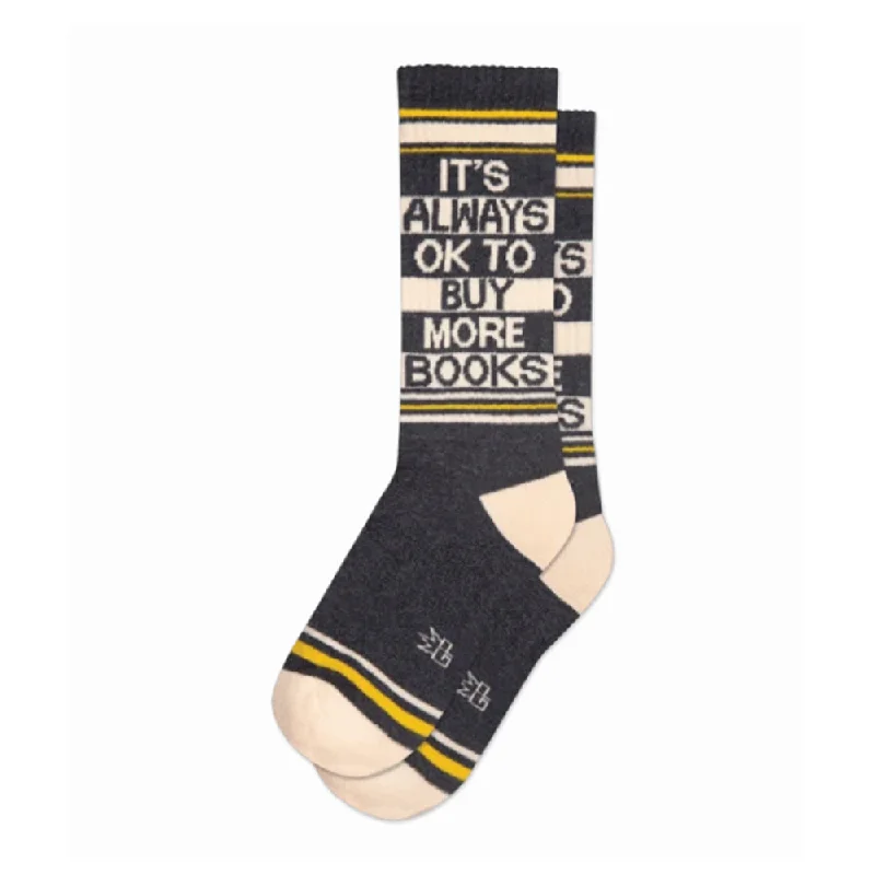 Reduced Price Gumball Poodle Ribbed Gym Socks – It's Always OK To Buy More Books