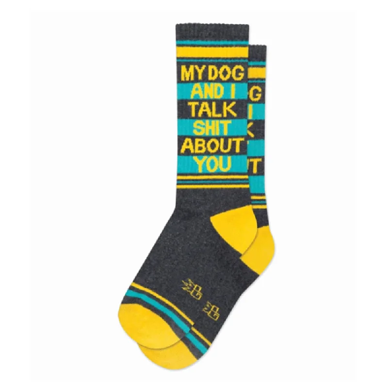 Steals and Deals Gumball Poodle Ribbed Gym Socks – My Dog and I Talk Shit About You
