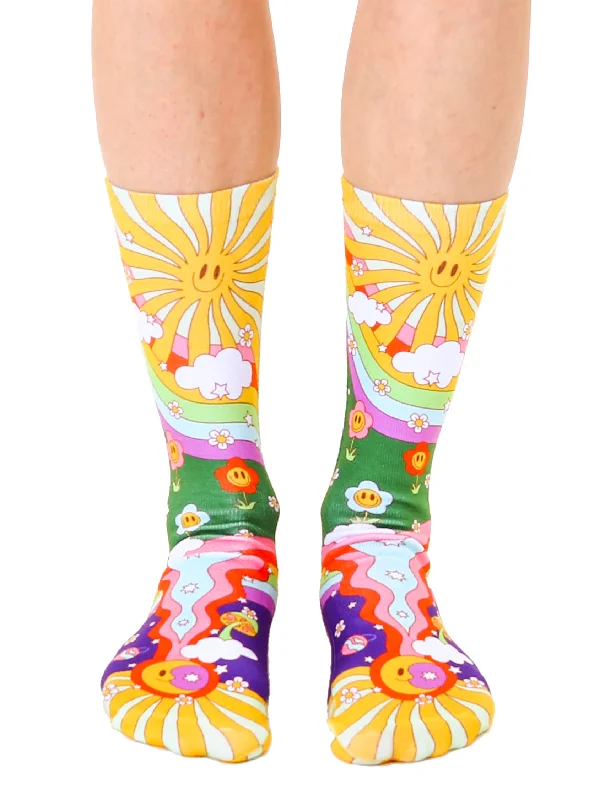 Weekend Savings Bonanza It's Groovy Crew Socks
