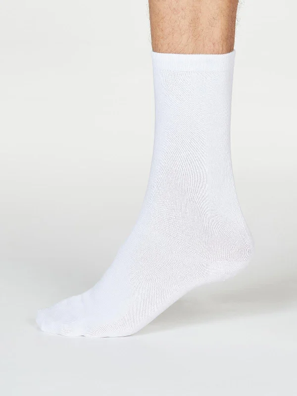 Crazy Savings Jimmy Bamboo Organic Cotton Blend Plain Socks