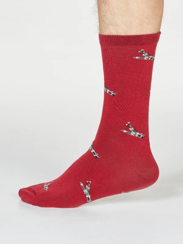 Low Cost Judron Spitfire Socks - Pillarbox Red