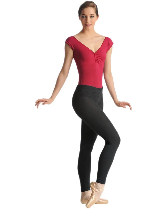 Great Deal Gaynor Minden Knit Footless Sweater Warm Up Dance Tights - Womens