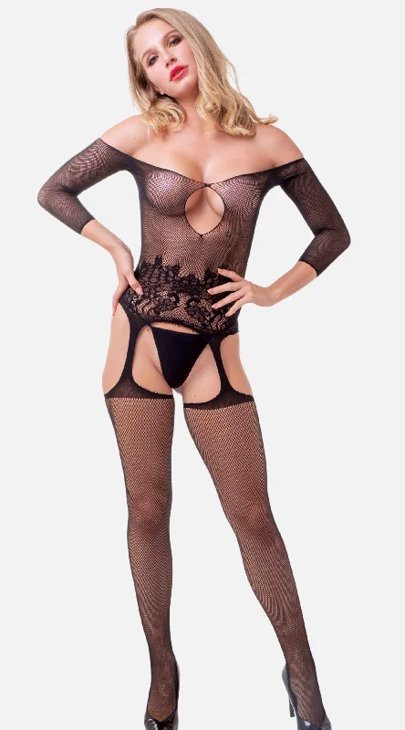 Deal of the Day Lace Black Bodystocking