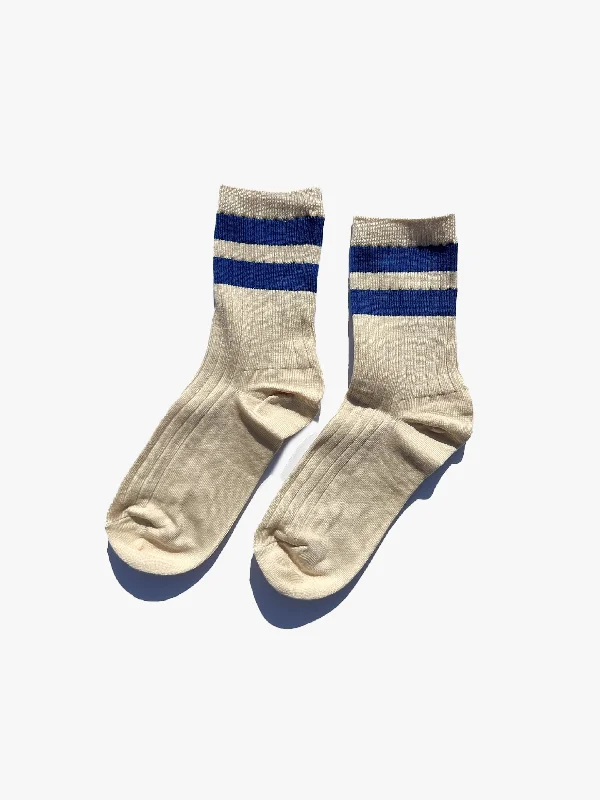 Weekend Savings Spectacle Her Varsity Sock - Azure