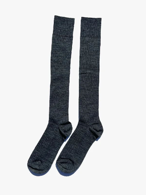 Weekend Savings Galore Schoolgirl Socks - Charcoal