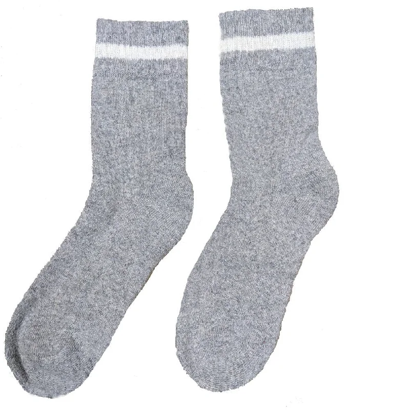 Sale Event Light Grey Wool Blend Socks