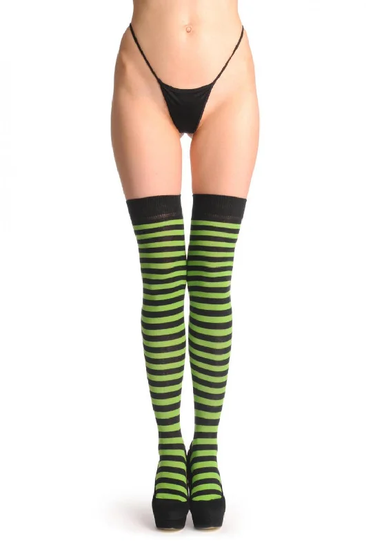 Weekend Sale: Don't Miss Out Line Green & Black Stripes