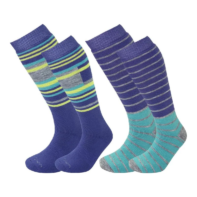 Weekend Offers That Shine 西班牙製女裝羊毛襪兩對裝 Woman Ski-Snowboard Merino Blend 2 pairs