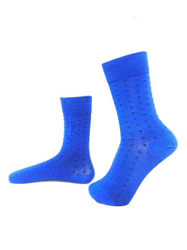 Extra Savings Men’s Crew Bamboo Socks – Blue