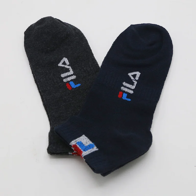 Super Sale Men's Ankle Sock Pack of 2 - Multi Color