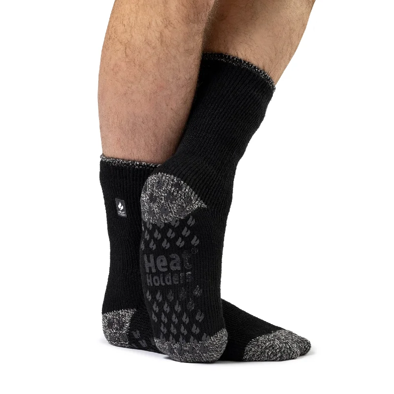 Special Offer Mens Original Siskin Slipper Socks - Black