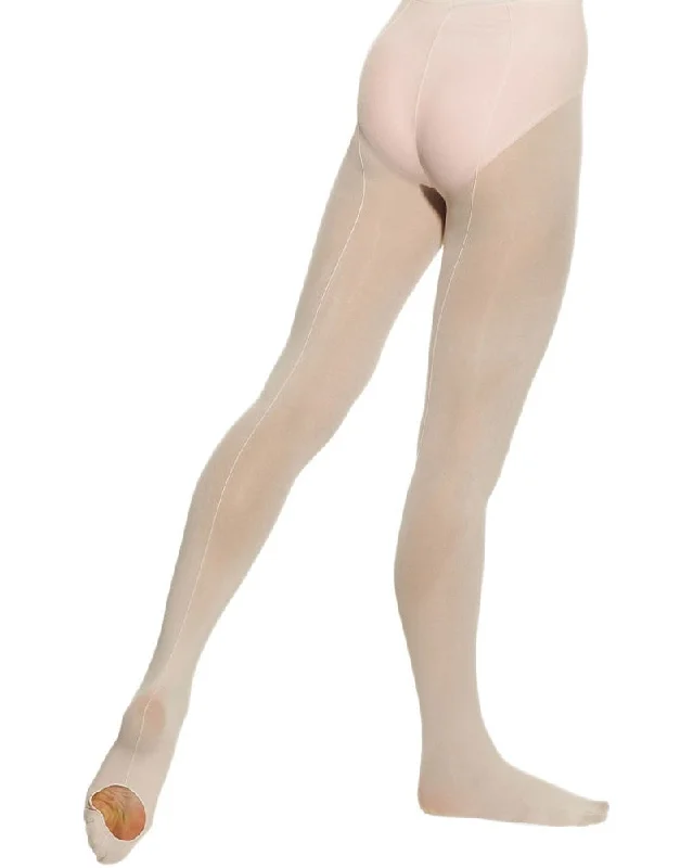 Price Slash Mondor Microfibre Ultra Soft Back Seam Convertible Dance Tights - 364 Womens