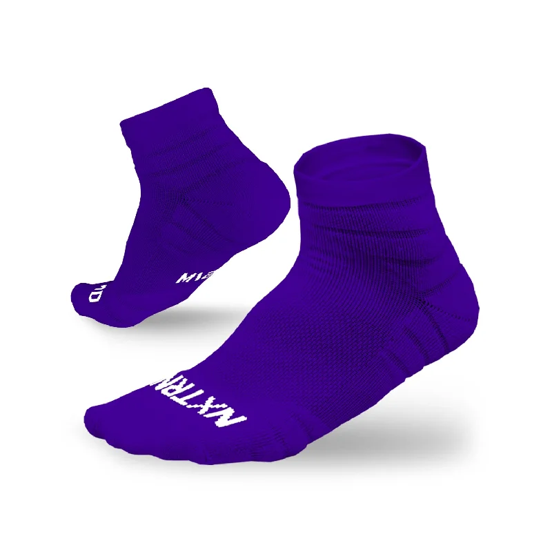 Weekend Bargains to Enjoy NXTRND Quarter Socks Purple (3-Pairs)