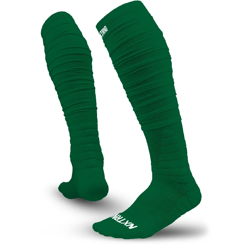 Weekend Offers That Delight NXTRND XTD® Scrunch Football Socks Green