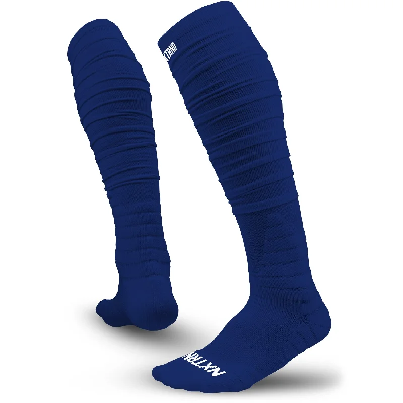Weekend Offers That Tempt NXTRND XTD® Scrunch Football Socks Navy Blue