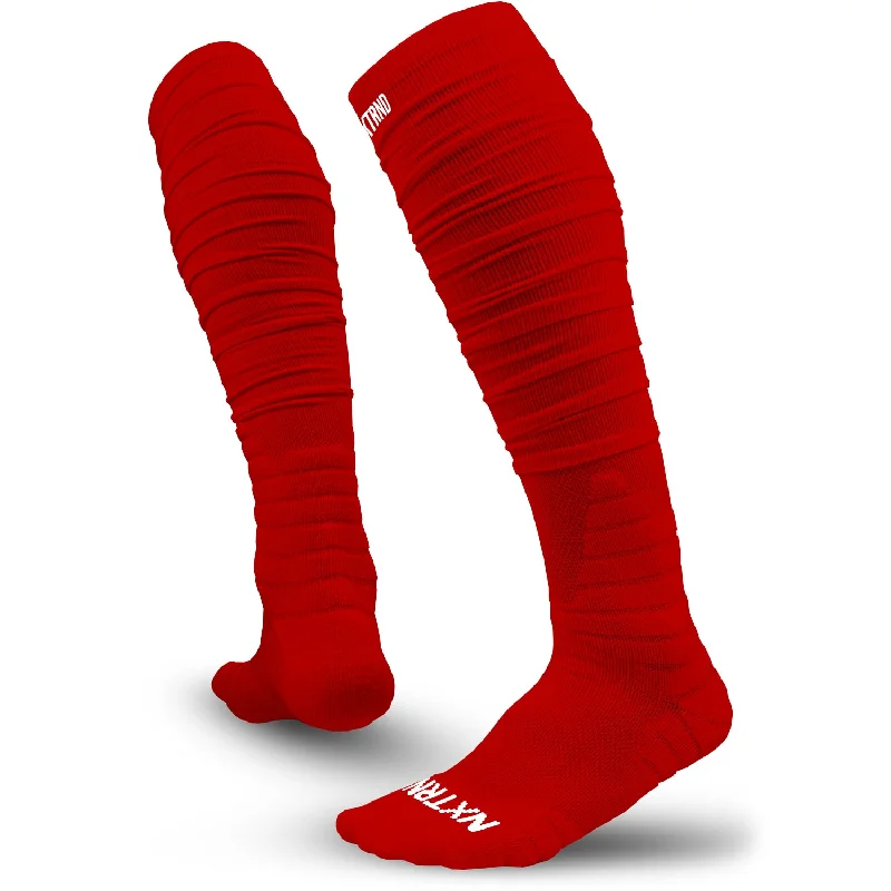 Unmissable Offer NXTRND XTD® Scrunch Football Socks Red