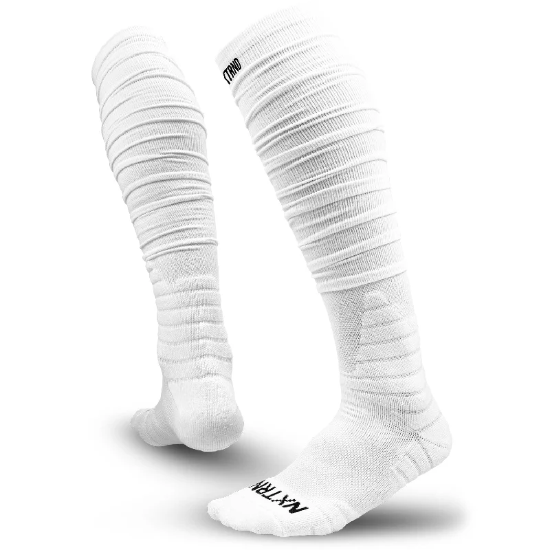 Sale Event NXTRND XTD® Scrunch Football Socks White