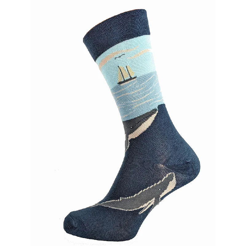 Best Choice Ocean Whale Bamboo Socks