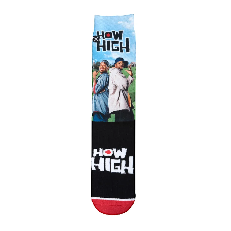 Hurry Up Odd Sox Men's Crew Socks - How High