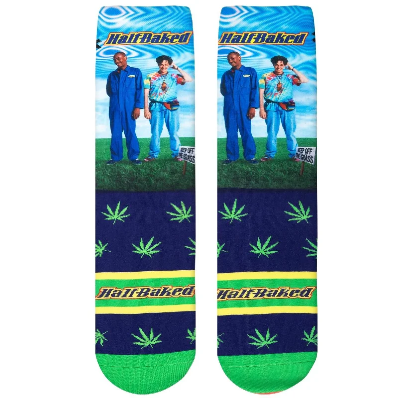 Final Offer Odd Sox Men's Crew Socks - Thurgood & Brian (Half Baked)