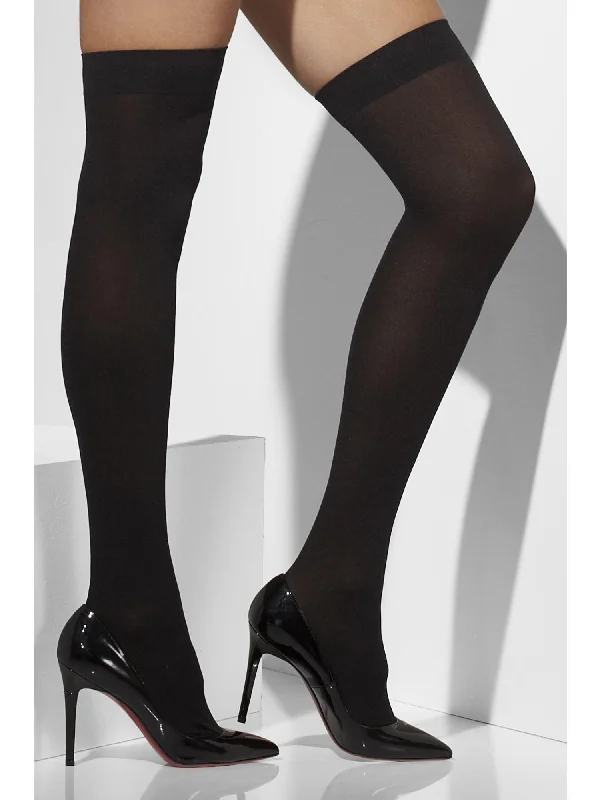 Unwind with Weekend Discounts Opaque Hold-Ups, Black