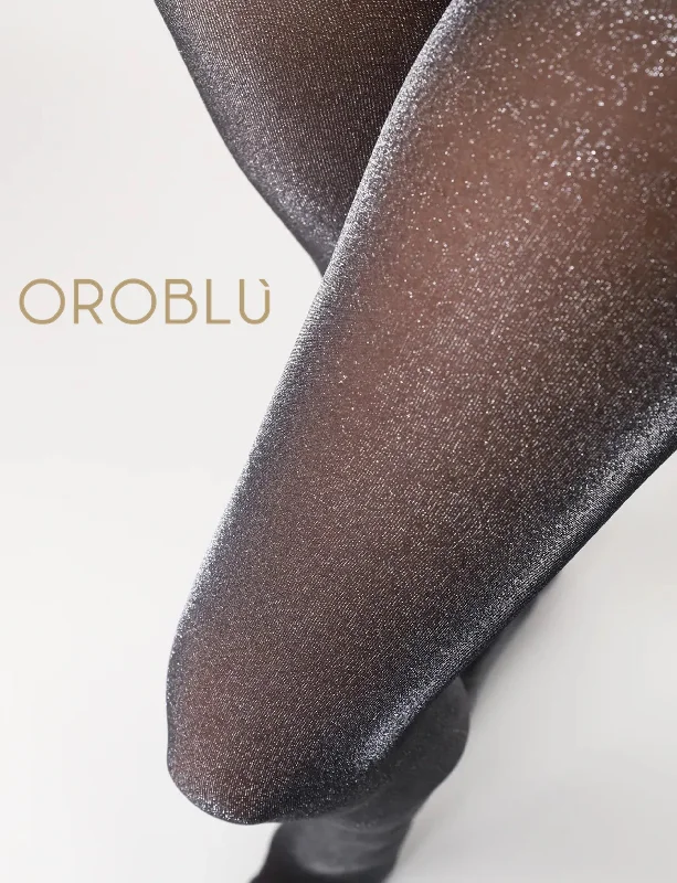 Hurry Up Oroblu Classy Diamonds Tight Black/Silver