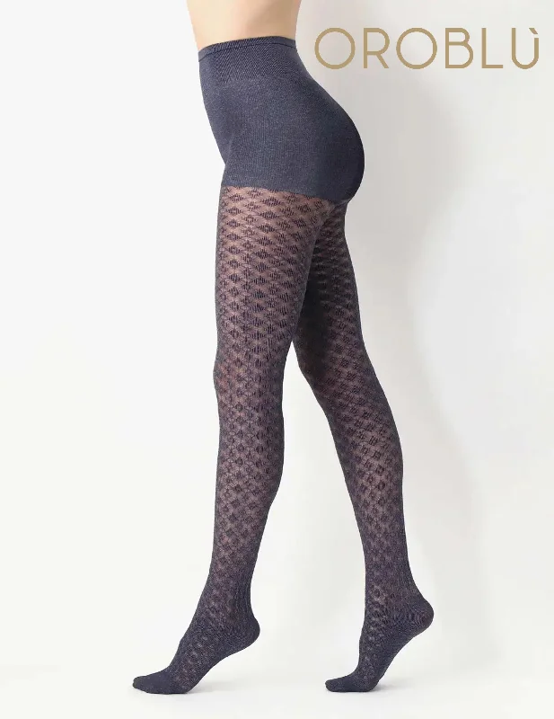 Savings Soar This Weekend Oroblu Eco Fashion Recycled Yarn Crotchet Sneaker Tights Blue Jeans VOBC67900 Savings Soar This Weekend Oroblu Eco Fashion Recycled Yarn Crotchet Sneaker Tights Blue Jeans VOBC67900