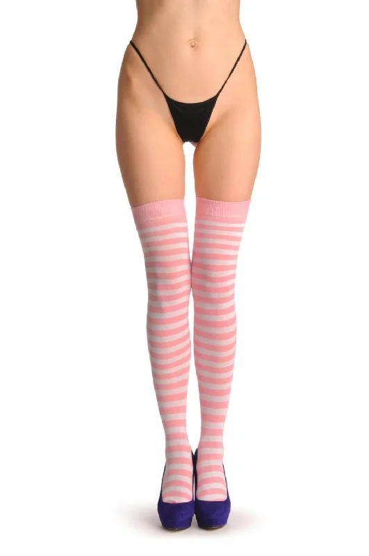 Weekend Savings Delight Pink & White Stripes