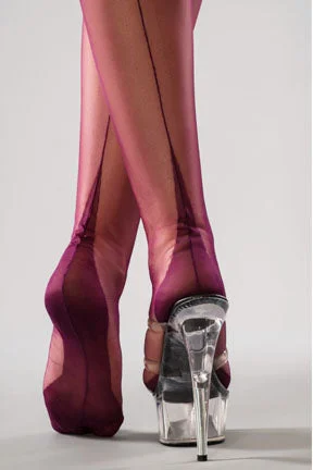 Clearance Sale Pointed Heel Fully Fashioned Stocking