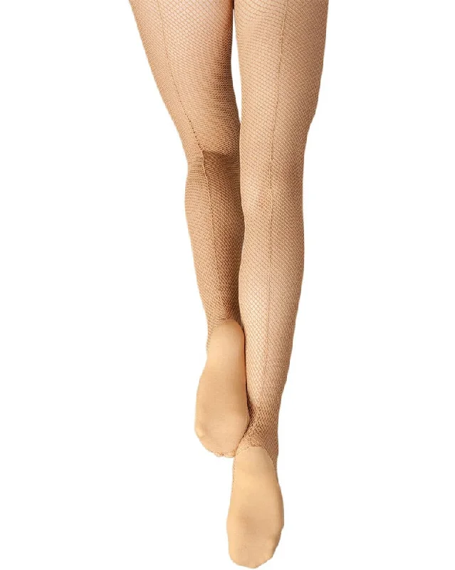 Overstock Clearance Capezio Professional Back Seamed Fishnet Dance Tights - 3400 Womens