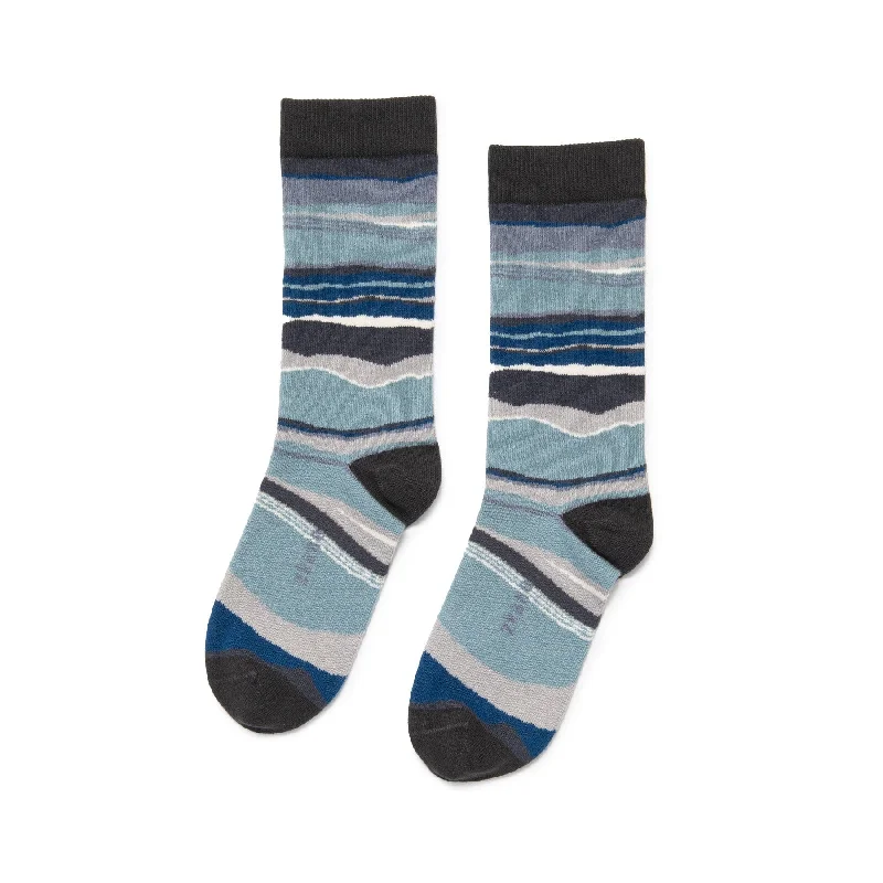 Weekend Deals That Dazzle Sierra Crew Socks in Dusk from Zkano