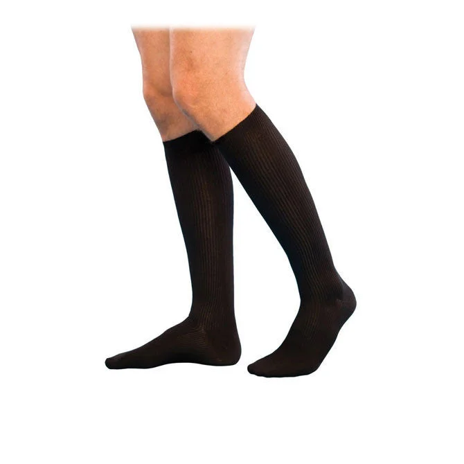Reduced Rates Sigvaris Well Being 186 Men's Casual Cotton Knee High Socks - 15-20 mmHg